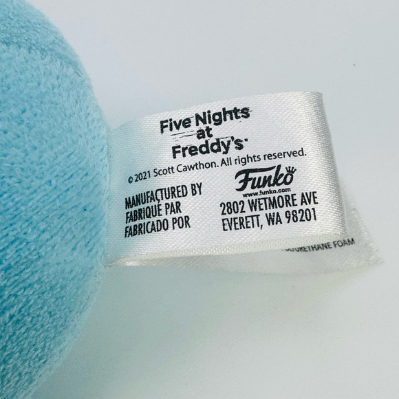 Five Nights At Freddy's Bear Fazbear Plush Spring Colorway FNAF Funko Blue 2021 - Picture 5 of 9